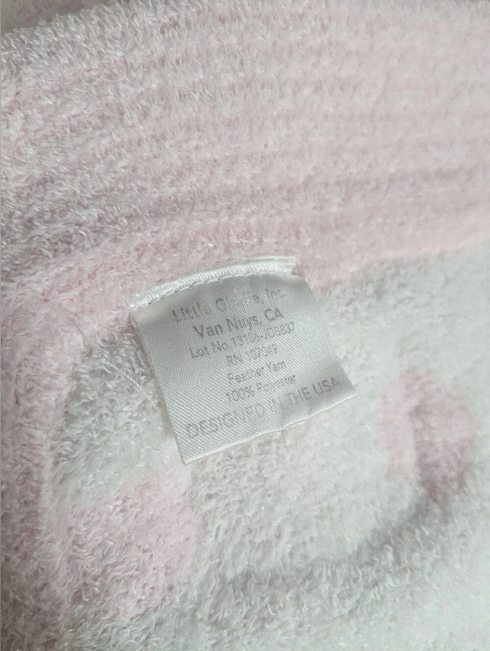 Little Giraffe Dolce Dot Chenille Blanket In Pink, Thick SILKY SOFT 30x34